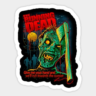 THE RUNNING DEAD Sticker